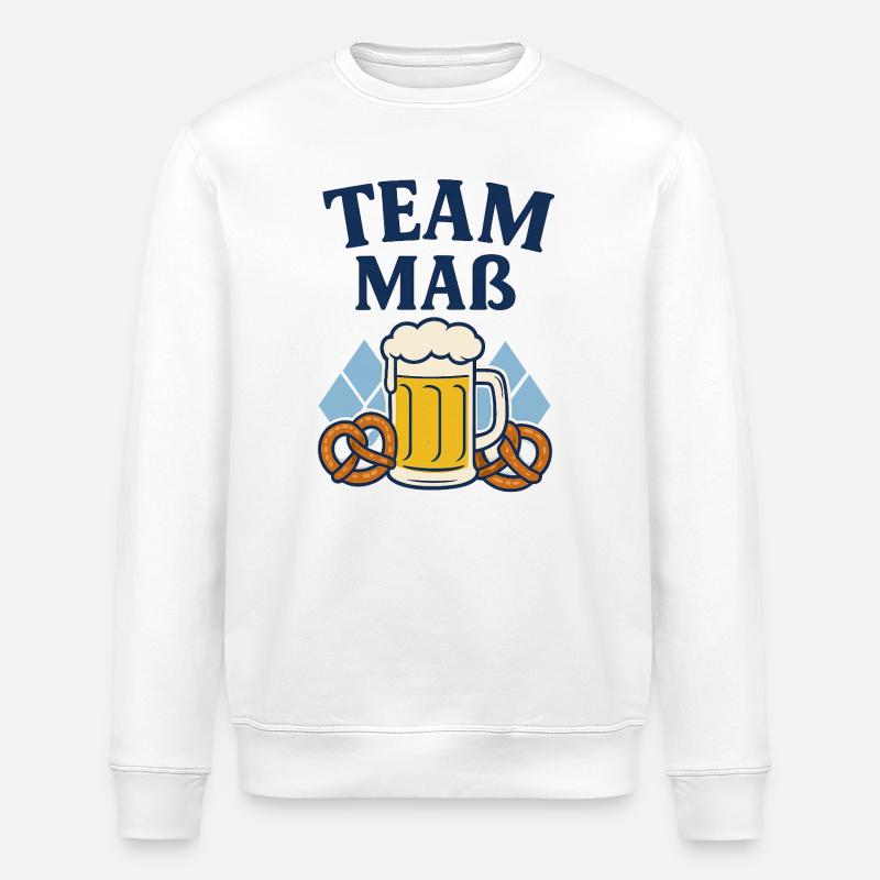 Masse de l’équipe - Sweat bio ROLLER Stanley/Stella Unisexe - blanc