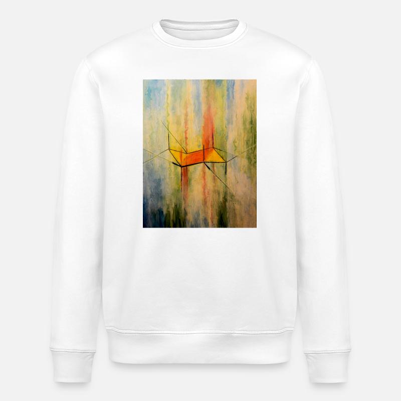 Cyclohexan Stuhl Konformation Zusammensetzung - Stanley/Stella Unisex Bio-Sweatshirt ROLLER - Weiß