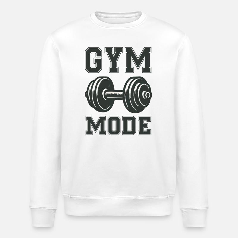 Mode de gym - Sweat bio ROLLER Stanley/Stella Unisexe - blanc