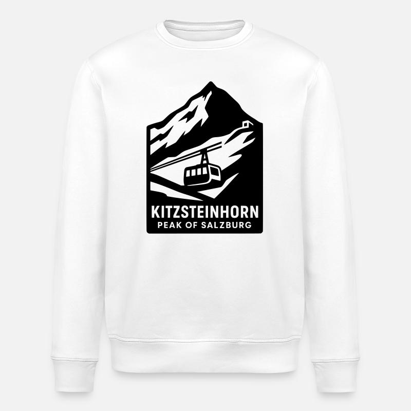 kitzsteinhorn alpen - Stanley/Stella Unisex Bio-Sweatshirt ROLLER - Weiß