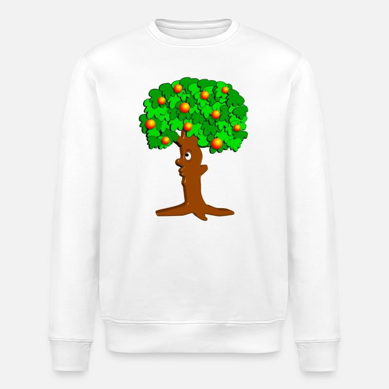 Apfelbaum - Stanley/Stella Unisex Bio-Sweatshirt ROLLER - Weiß