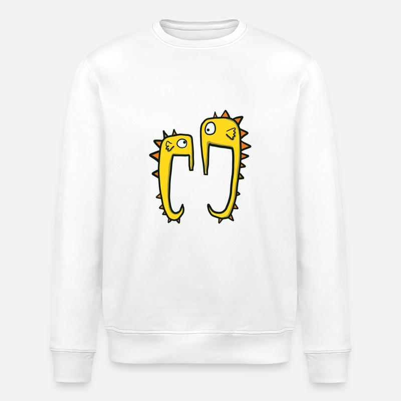 seepferdchen - Stanley/Stella Unisex Bio-Sweatshirt ROLLER - Weiß