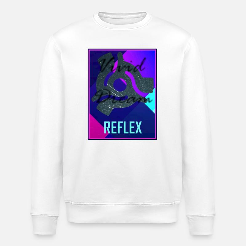 Réflexe par Vivid Dream - Sweat bio ROLLER Stanley/Stella Unisexe - blanc