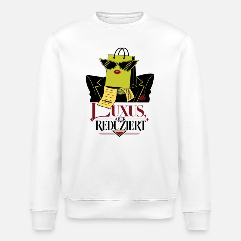 Luxus aber reduziert - Stanley/Stella Unisex Bio-Sweatshirt ROLLER - Weiß