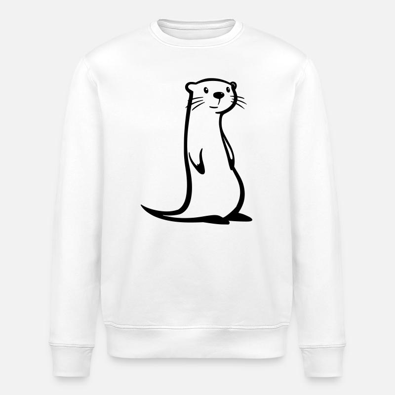 Otter - Stanley/Stella Unisex Bio-Sweatshirt ROLLER - Weiß