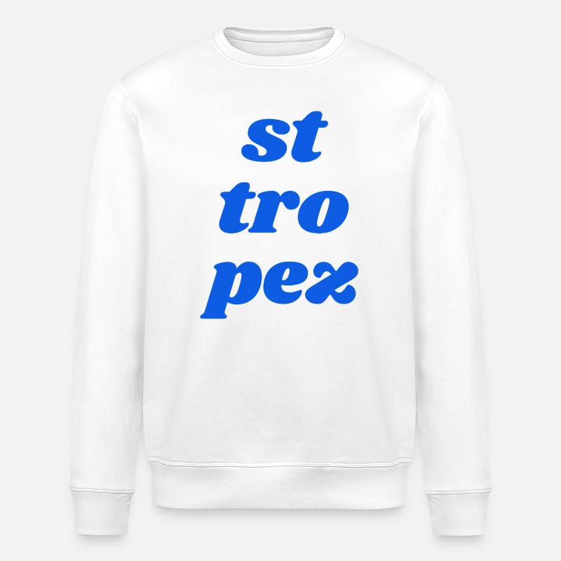 st tro pez - Stanley/Stella Unisex Bio-Sweatshirt ROLLER - Weiß