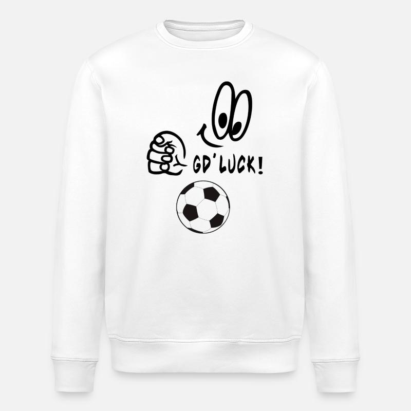 good-luck - Stanley/Stella Unisex Bio-Sweatshirt ROLLER - Weiß