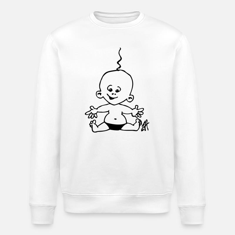 Baby - Stanley/Stella Unisex Bio-Sweatshirt ROLLER - Weiß