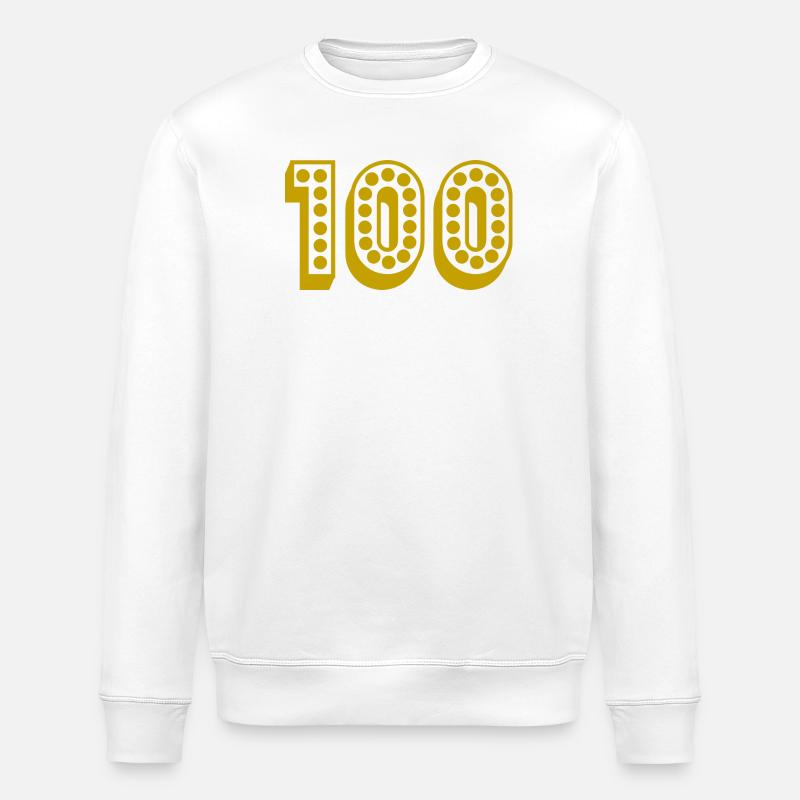 JOYEUX ANNIVERSAIRE. HAPPY BIRTHDAY. ANNIVERSAIRE. - Sweat bio ROLLER Stanley/Stella Unisexe - blanc