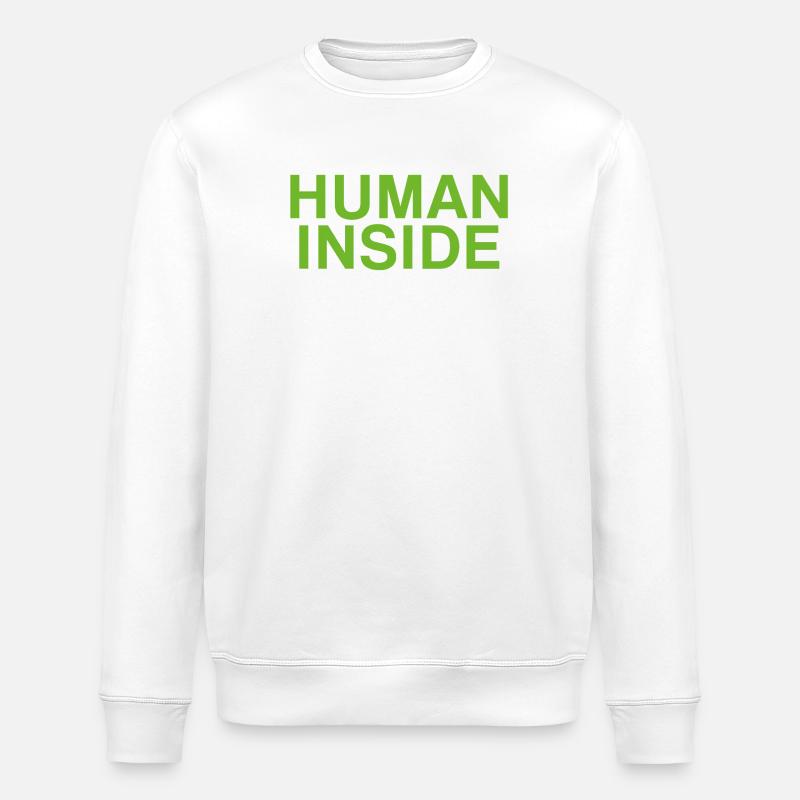 CONCEPTION DE TEXTE HUMAN INSIDE - Sweat bio ROLLER Stanley/Stella Unisexe - blanc