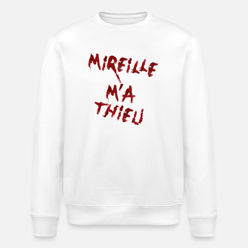 mireille m'a thieu - Sweat bio ROLLER Stanley/Stella Unisexe - blanc