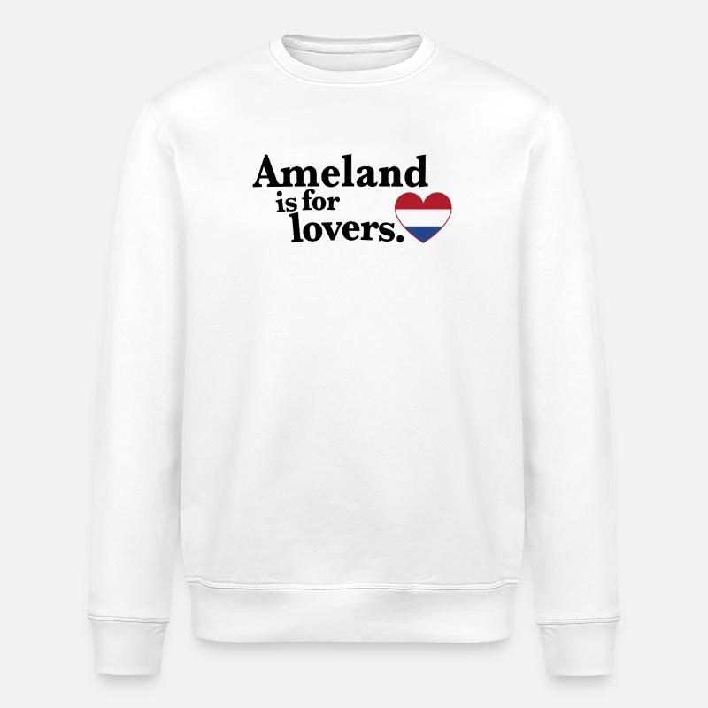 Ameland Lovers - NL I  - Stanley/Stella Unisex Bio-Sweatshirt ROLLER - Weiß