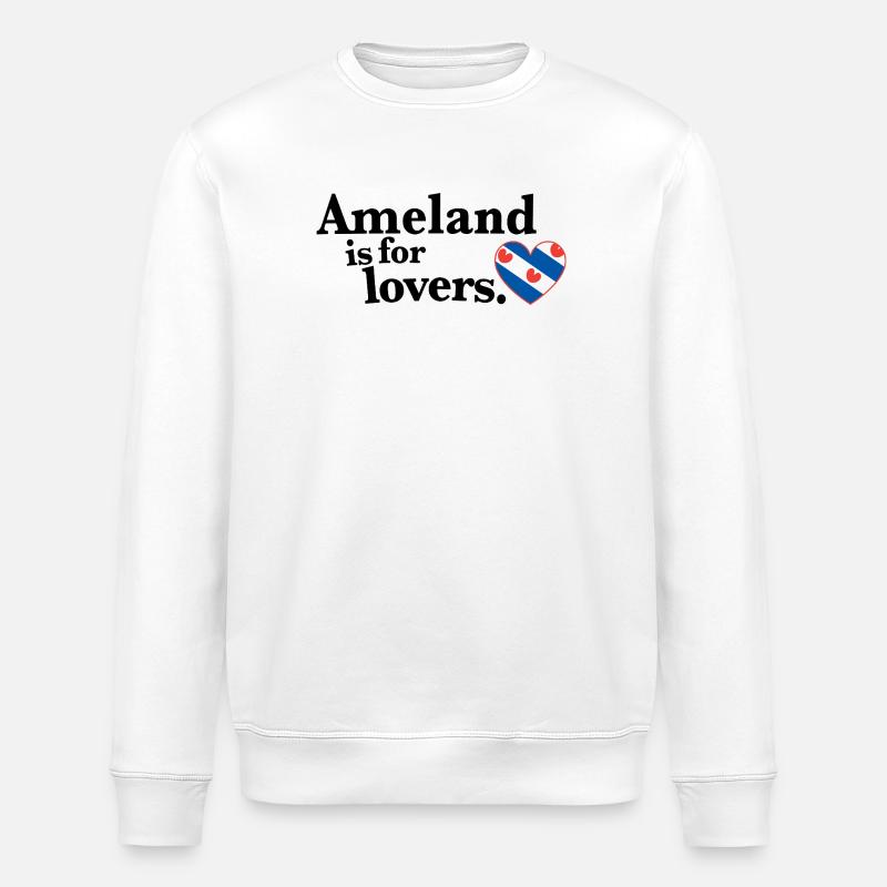 Amants de l’Ameland - Frise II - Sweat bio ROLLER Stanley/Stella Unisexe - blanc