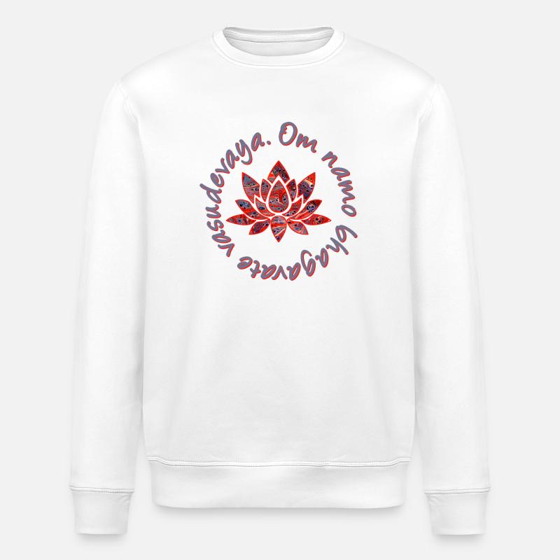 om namo bhagavate e 261 - Sweat bio ROLLER Stanley/Stella Unisexe - blanc