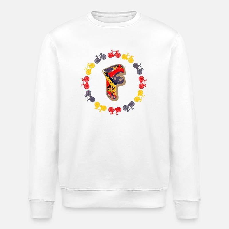 fahrrad e 202 f - Stanley/Stella Unisex Bio-Sweatshirt ROLLER - Weiß