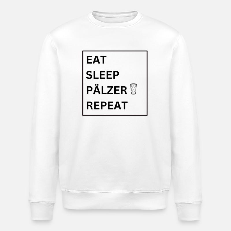 MANGER DORMIR PÄLZER RÉPÉTER - Sweat bio ROLLER Stanley/Stella Unisexe - blanc