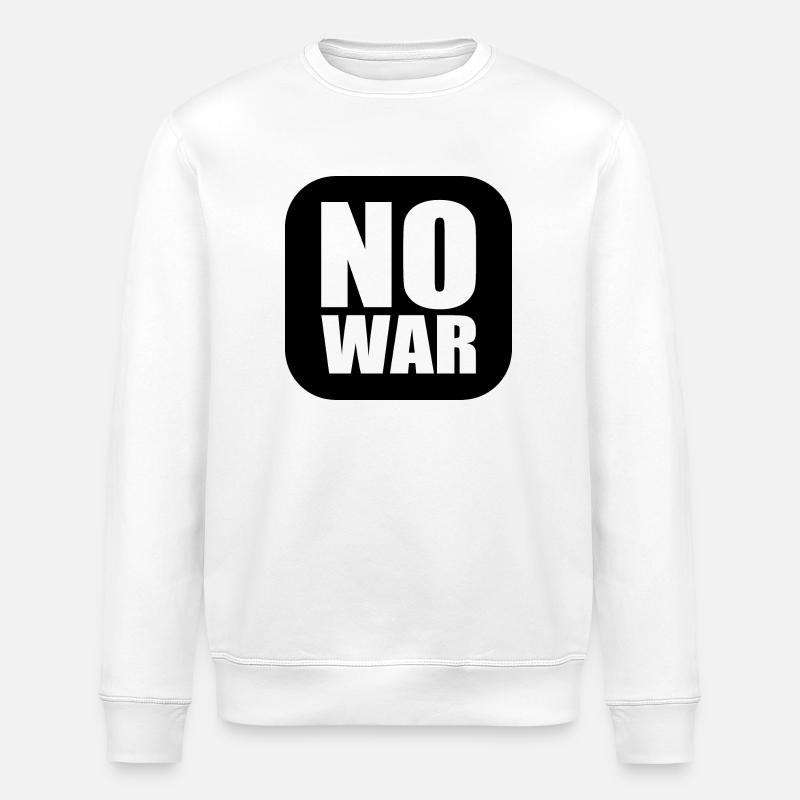 No war - Stanley/Stella Unisex Bio-Sweatshirt ROLLER - Weiß