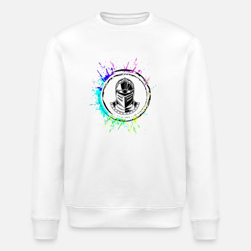 Ritter Helm - Stanley/Stella Unisex Bio-Sweatshirt ROLLER - Weiß