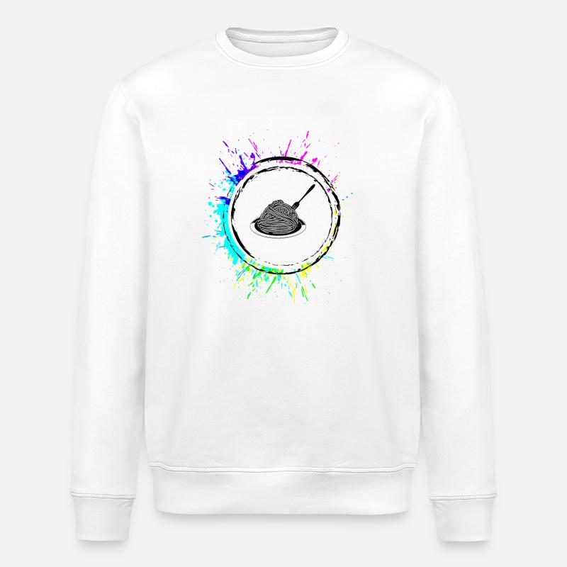 Symbole spaghetti - Sweat bio ROLLER Stanley/Stella Unisexe - blanc