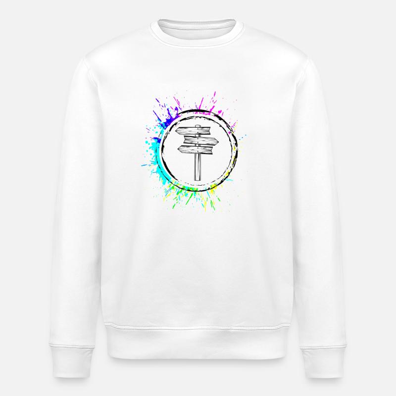 Guide de voyage - Sweat bio ROLLER Stanley/Stella Unisexe - blanc