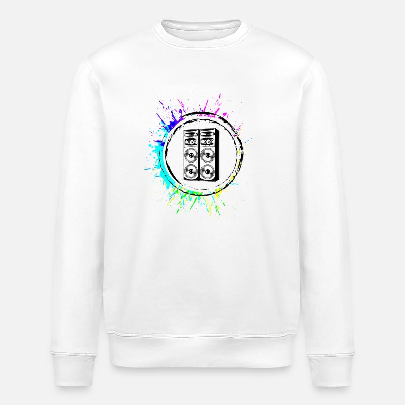 Juke-box Symbole de basse - Sweat bio ROLLER Stanley/Stella Unisexe - blanc