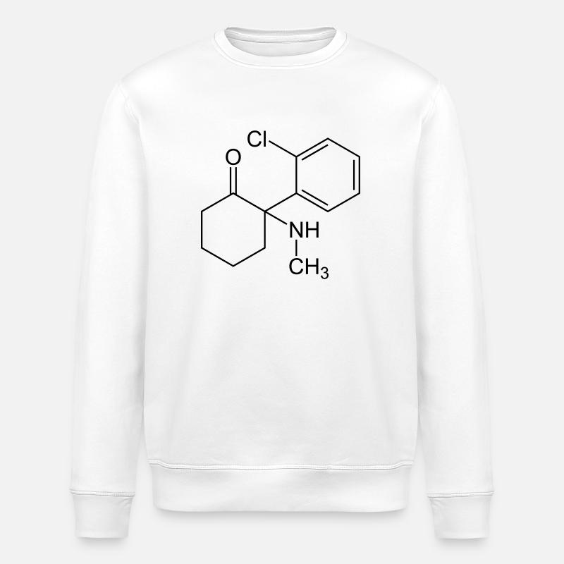 Ketamin - Stanley/Stella Unisex Bio-Sweatshirt ROLLER - Weiß