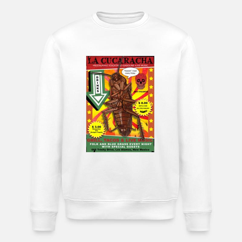 La cucaracha - Stanley/Stella ROLLER Unisex Organic Sweatshirt - white