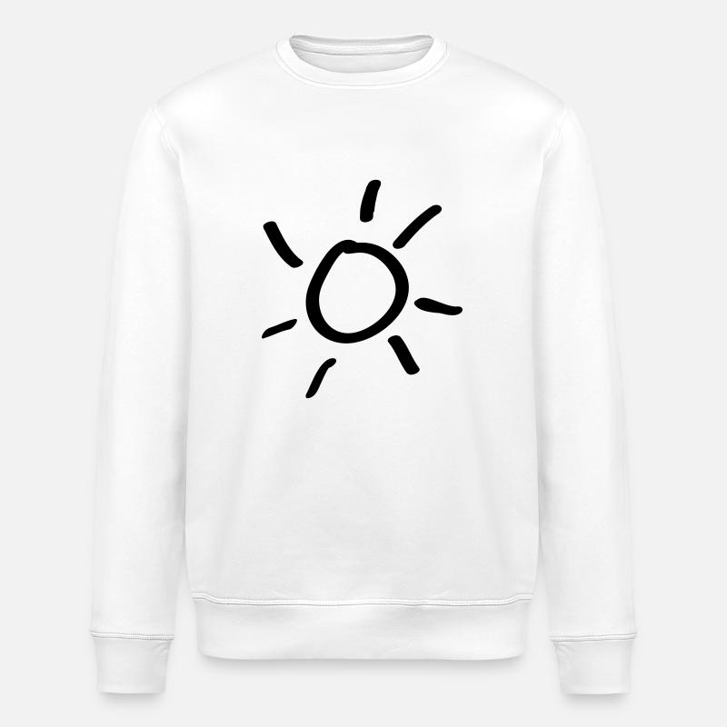 sun - Stanley/Stella ROLLER Unisex Organic Sweatshirt - white