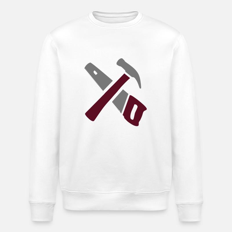 Werkzeug - Stanley/Stella Unisex Bio-Sweatshirt ROLLER - Weiß