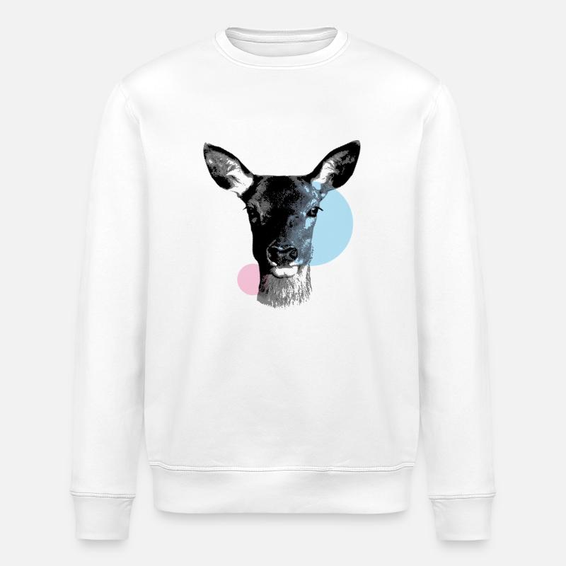LA BICHE - Sweat bio ROLLER Stanley/Stella Unisexe - blanc