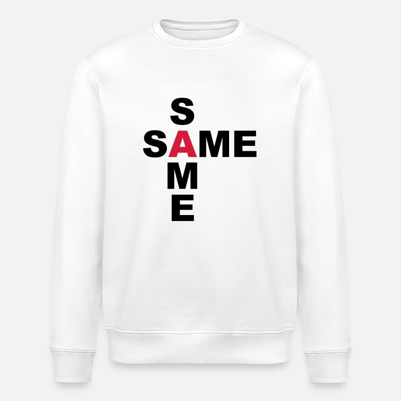 SAME SAME but different - Stanley/Stella Unisex Bio-Sweatshirt ROLLER - Weiß
