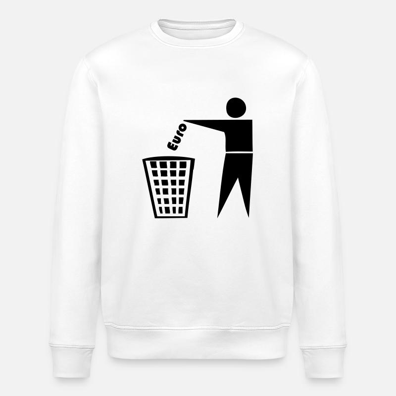 euros - Sweat bio ROLLER Stanley/Stella Unisexe - blanc