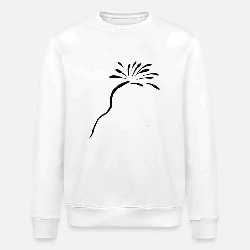 Feuerwerk(1) - Stanley/Stella Unisex Bio-Sweatshirt ROLLER - Weiß
