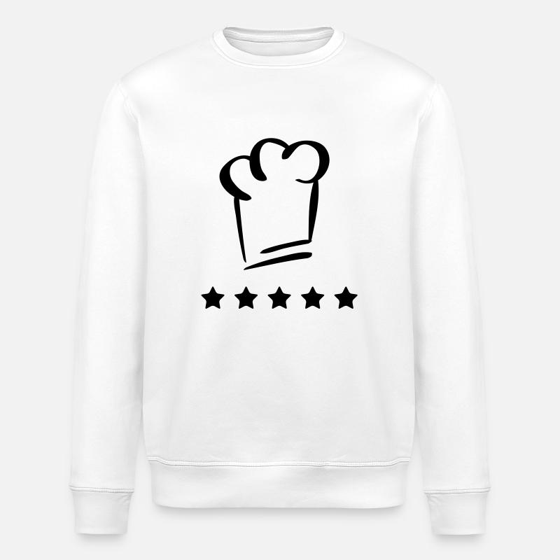 koch_sterne_f1 - Stanley/Stella Unisex Bio-Sweatshirt ROLLER - Weiß