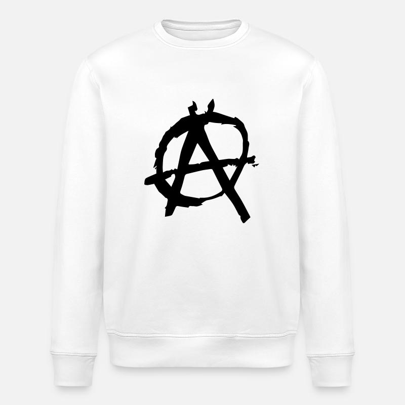 anarchy - Sweat bio ROLLER Stanley/Stella Unisexe - blanc