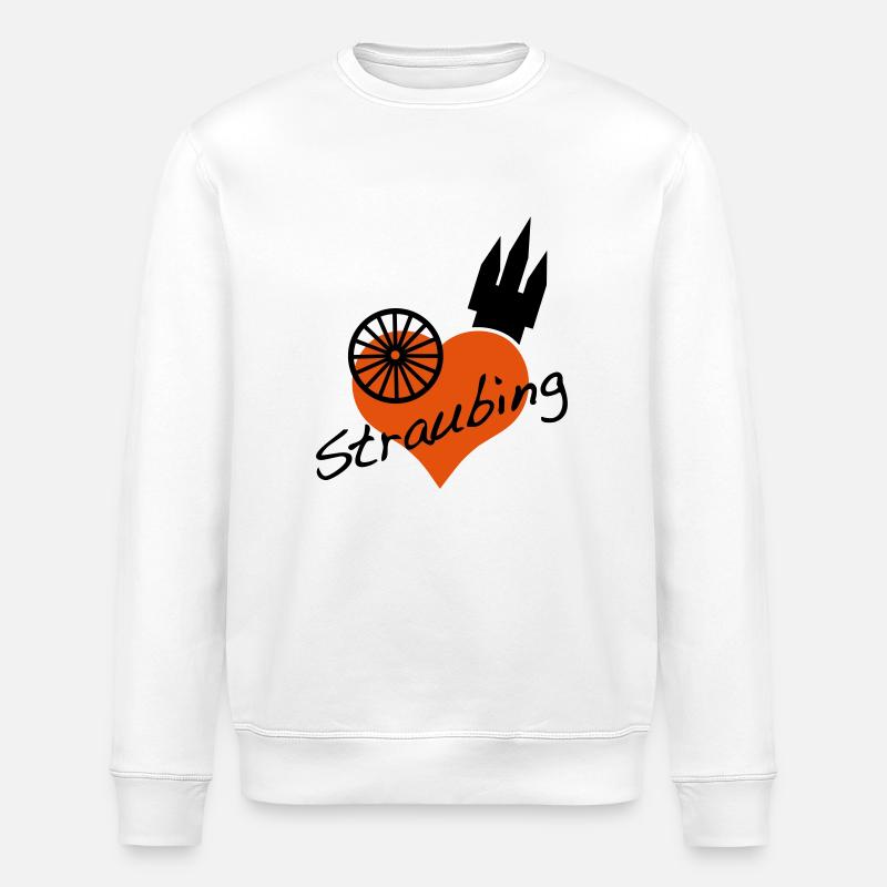 Straubing - Stanley/Stella Unisex Bio-Sweatshirt ROLLER - Weiß
