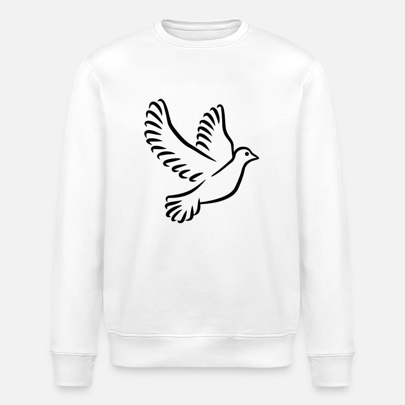 Pigeon - Sweat bio ROLLER Stanley/Stella Unisexe - blanc