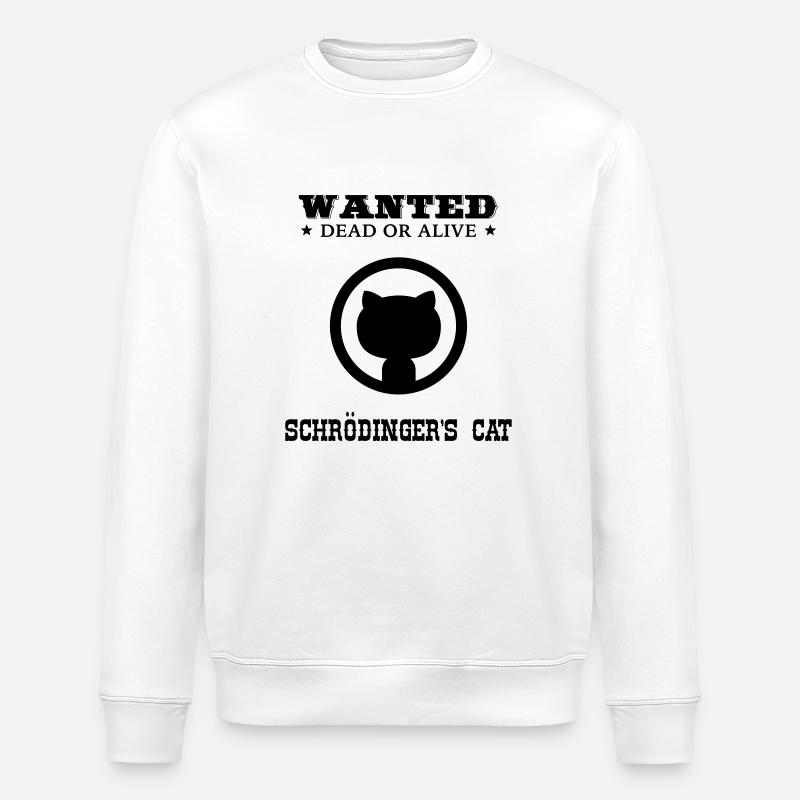 WANTED - Schrödinger's Cat - Stanley/Stella Unisex Bio-Sweatshirt ROLLER - Weiß