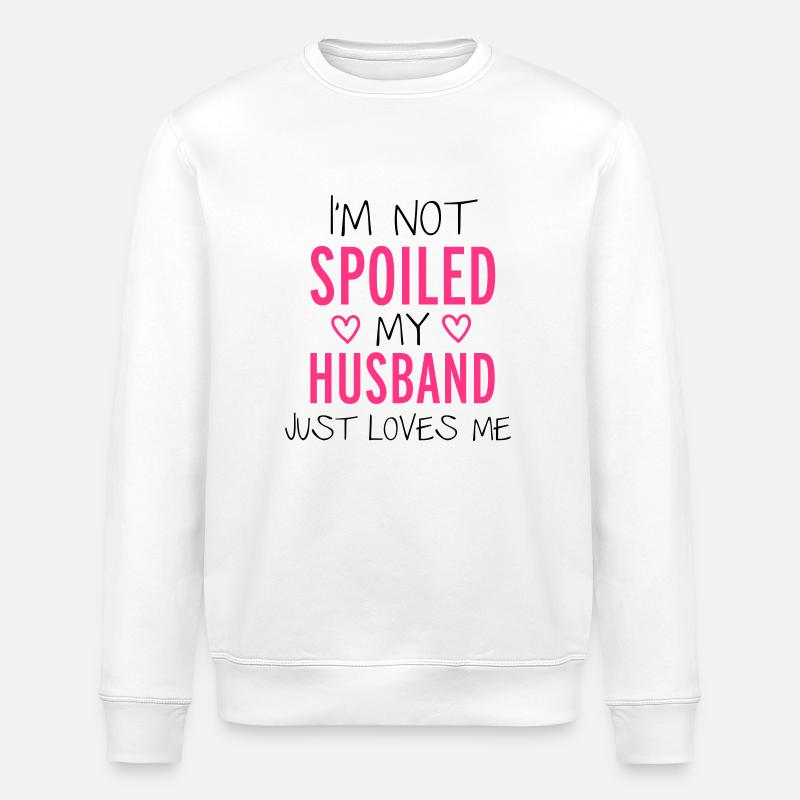 Spoiled - Stanley/Stella ROLLER Unisex Organic Sweatshirt - white