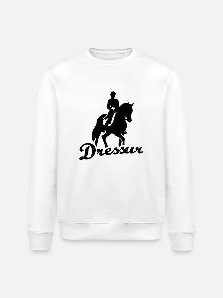 Dressur - Stanley/Stella Unisex Bio-Sweatshirt ROLLER - Weiß