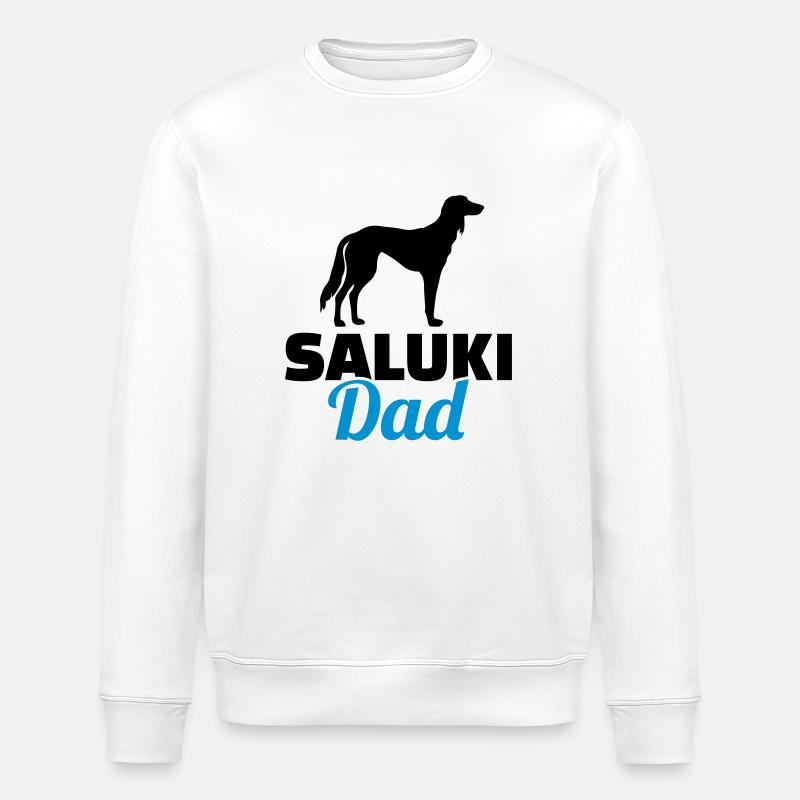 Saluki - Stanley/Stella Unisex Bio-Sweatshirt ROLLER - Weiß
