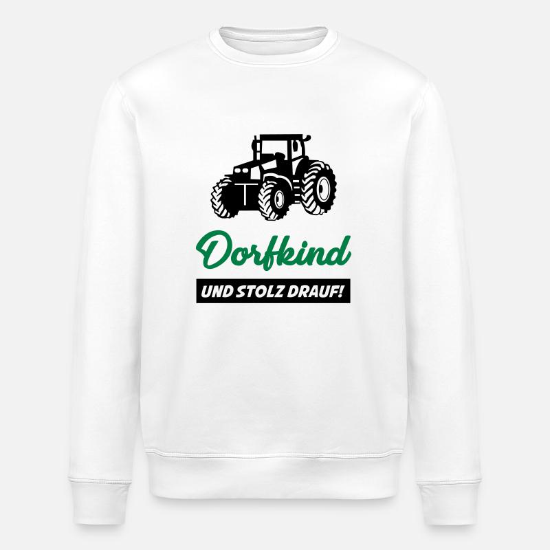 dorfkind_02 - Stanley/Stella Unisex Bio-Sweatshirt ROLLER - Weiß