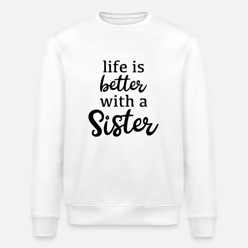 Schwester - Stanley/Stella Unisex Bio-Sweatshirt ROLLER - Weiß