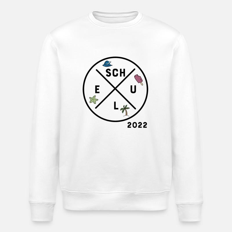 Schule 2022 - Stanley/Stella Unisex Bio-Sweatshirt ROLLER - Weiß