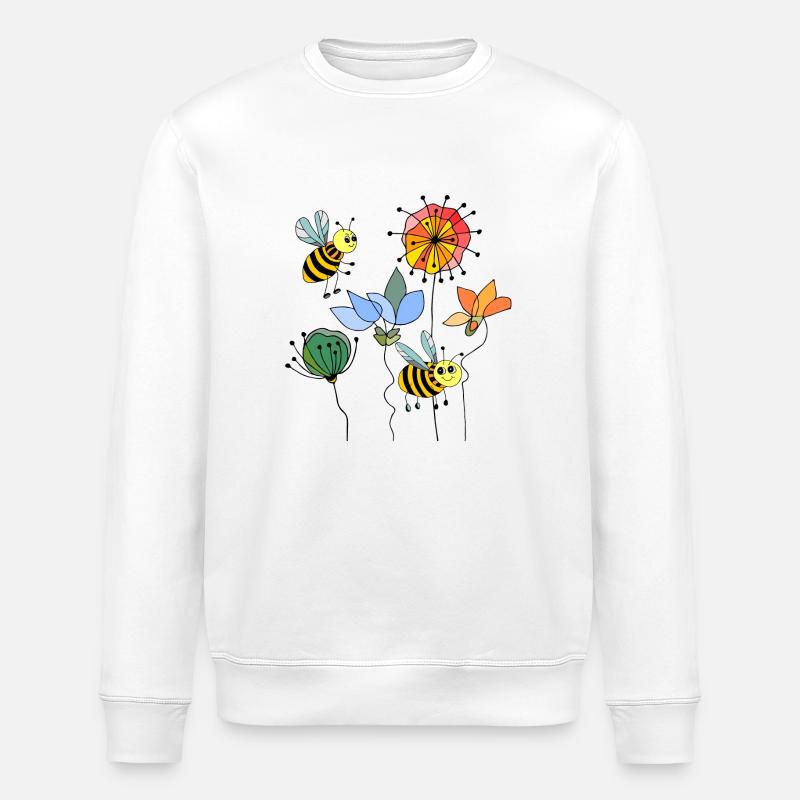 Insectes - Sweat bio ROLLER Stanley/Stella Unisexe - blanc