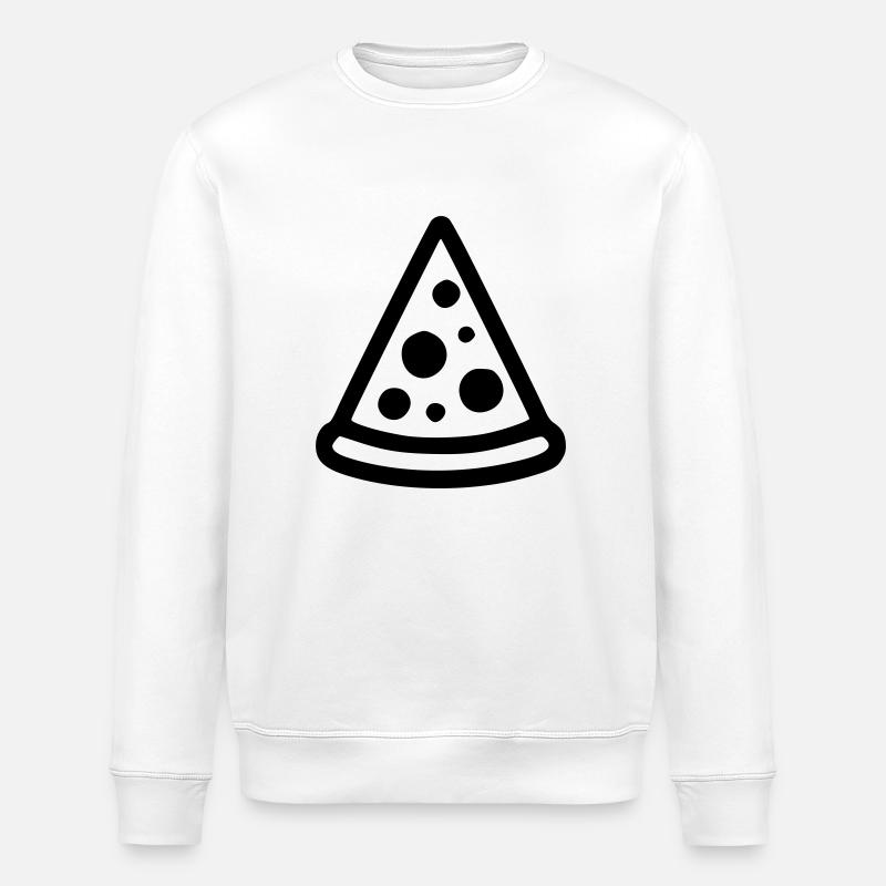 Pizza - Stanley/Stella ROLLER Unisex Organic Sweatshirt - white