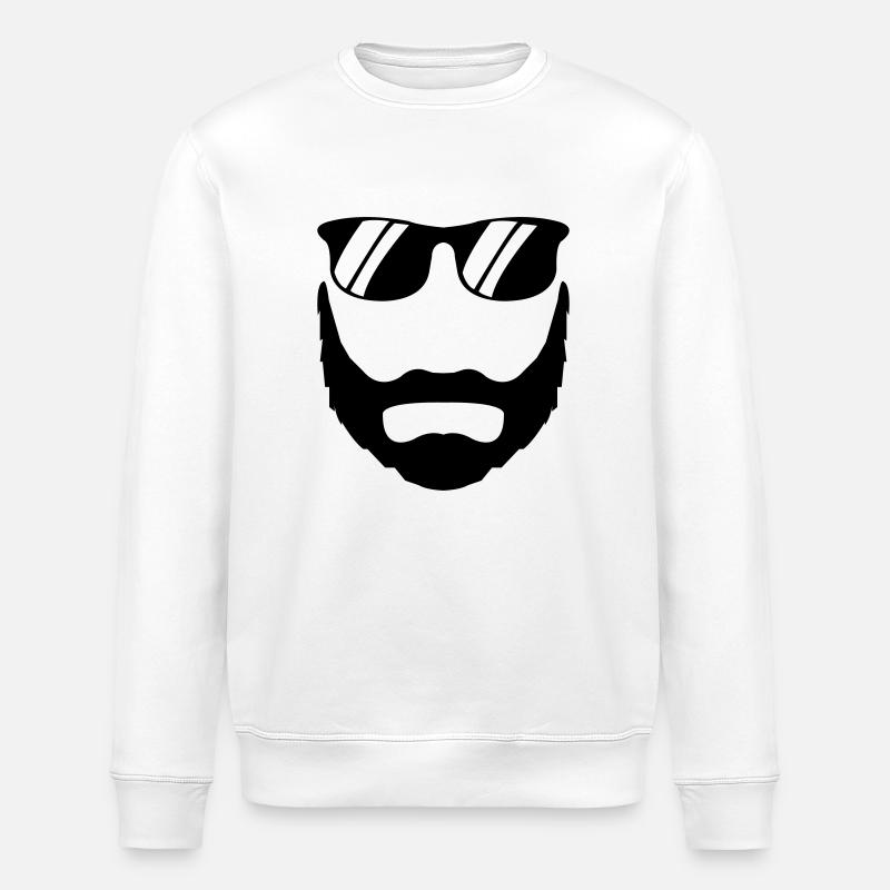 Lunettes de soleil Bart - Sweat bio ROLLER Stanley/Stella Unisexe - blanc