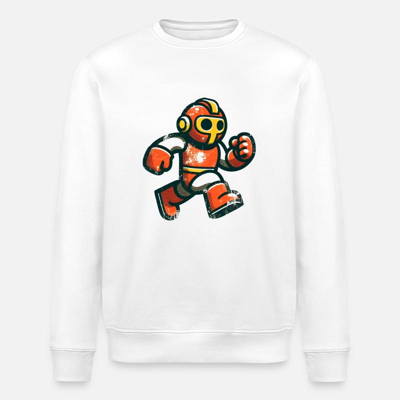 Bugman - Stanley/Stella ROLLER Unisex Organic Sweatshirt - white