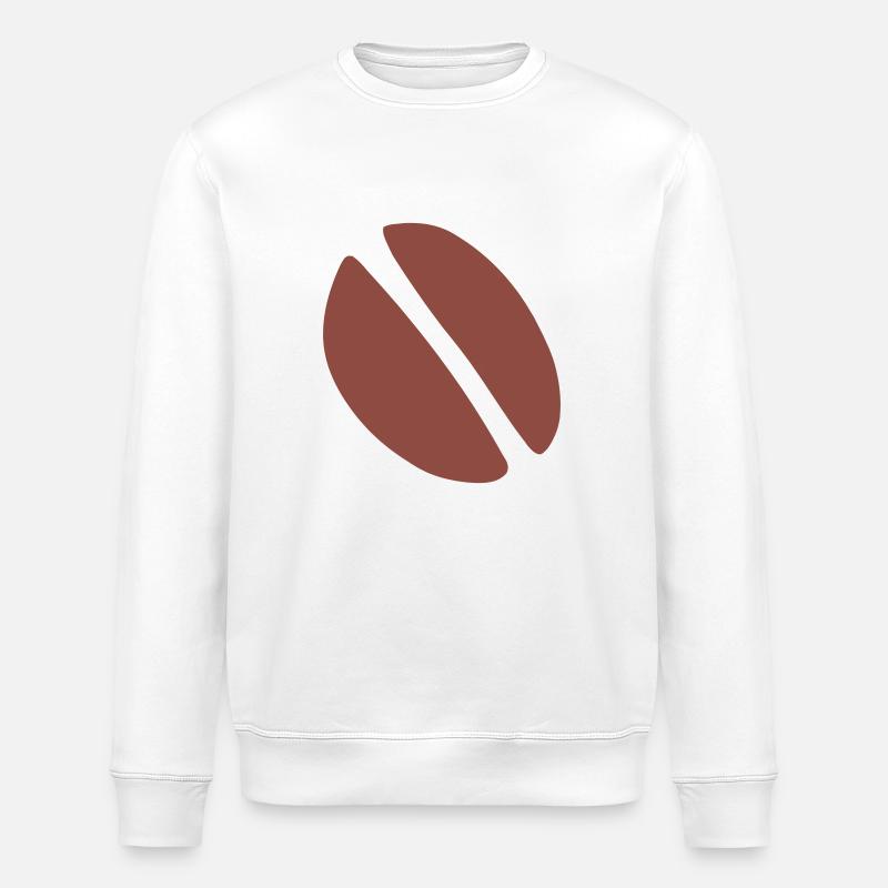 Les grains de café - Sweat bio ROLLER Stanley/Stella Unisexe - blanc