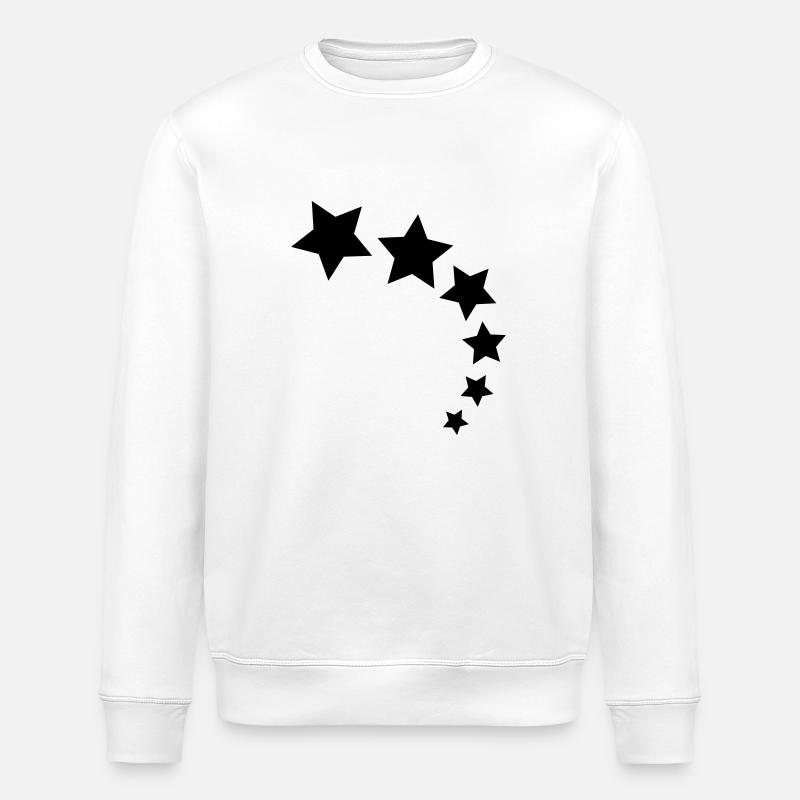 sternenkurve - Stanley/Stella Unisex Bio-Sweatshirt ROLLER - Weiß